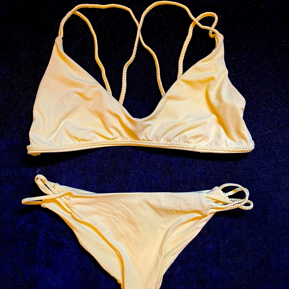 Frankies yellow tiny bikini S